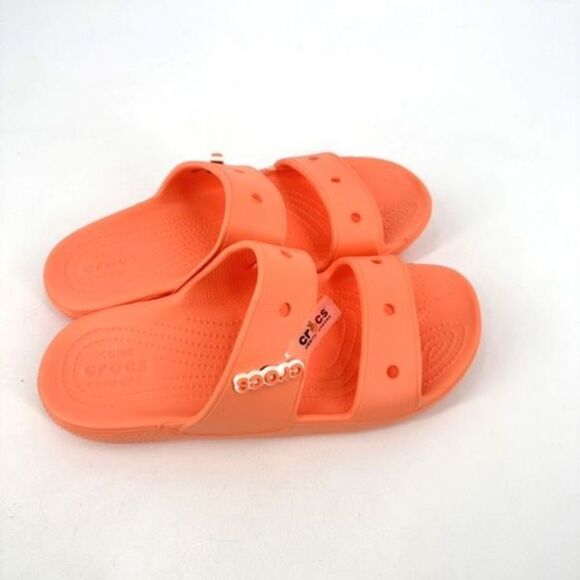 NWT Unisex CROCS Classic Slide Sandals Papaya Orange Men Size 10 Women Size 12 - Picture 6 of 9